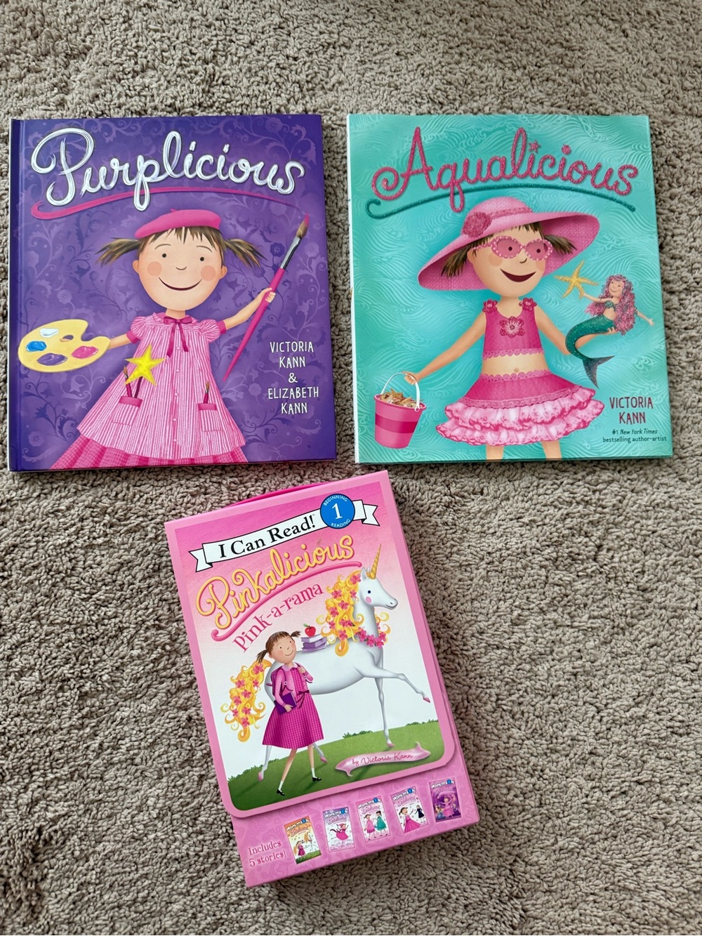 Pinkalicious, Purplicious & Aqualicious Book Set